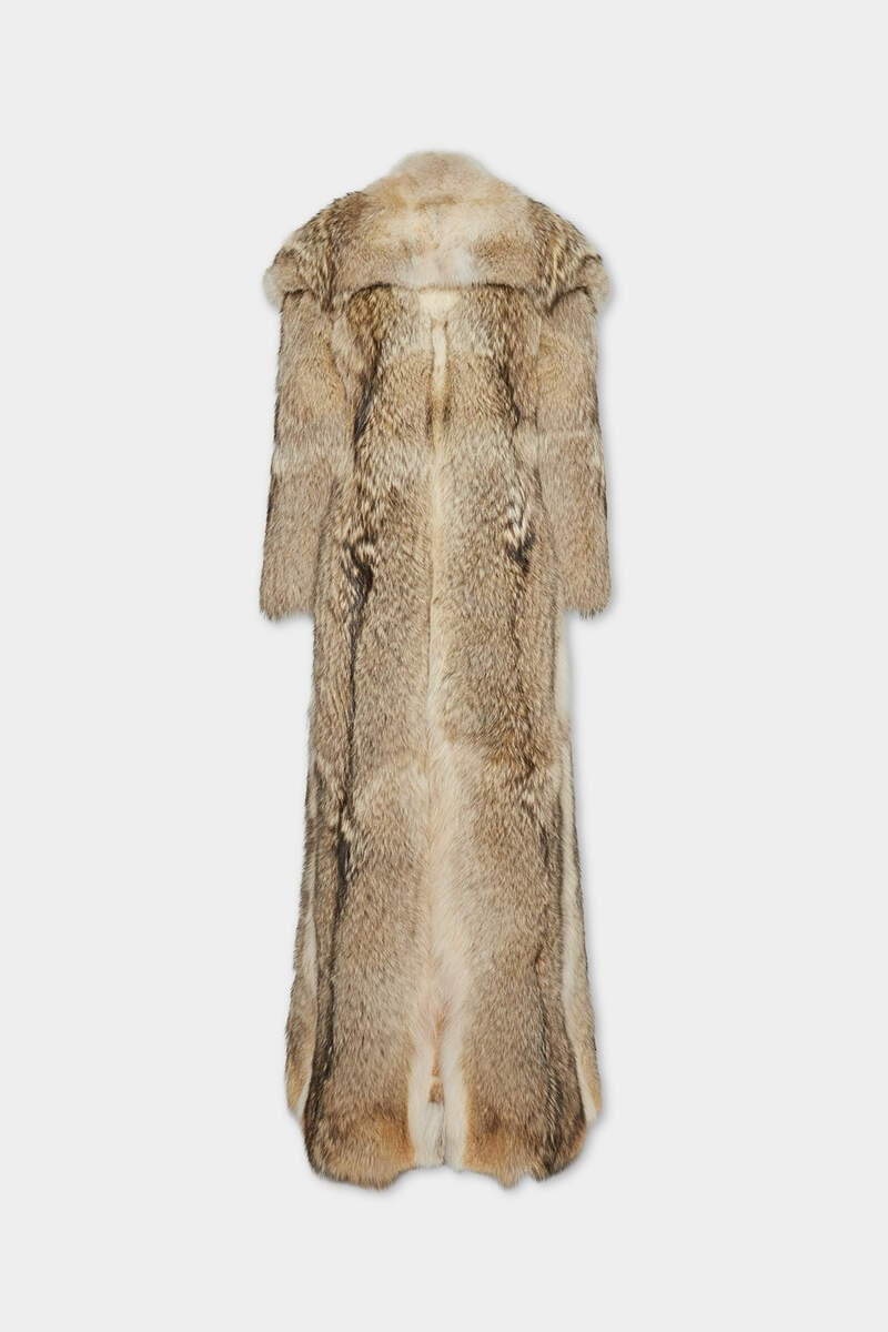 DSQUARED2 ARCHIVE COYOTE FUR COAT outlook