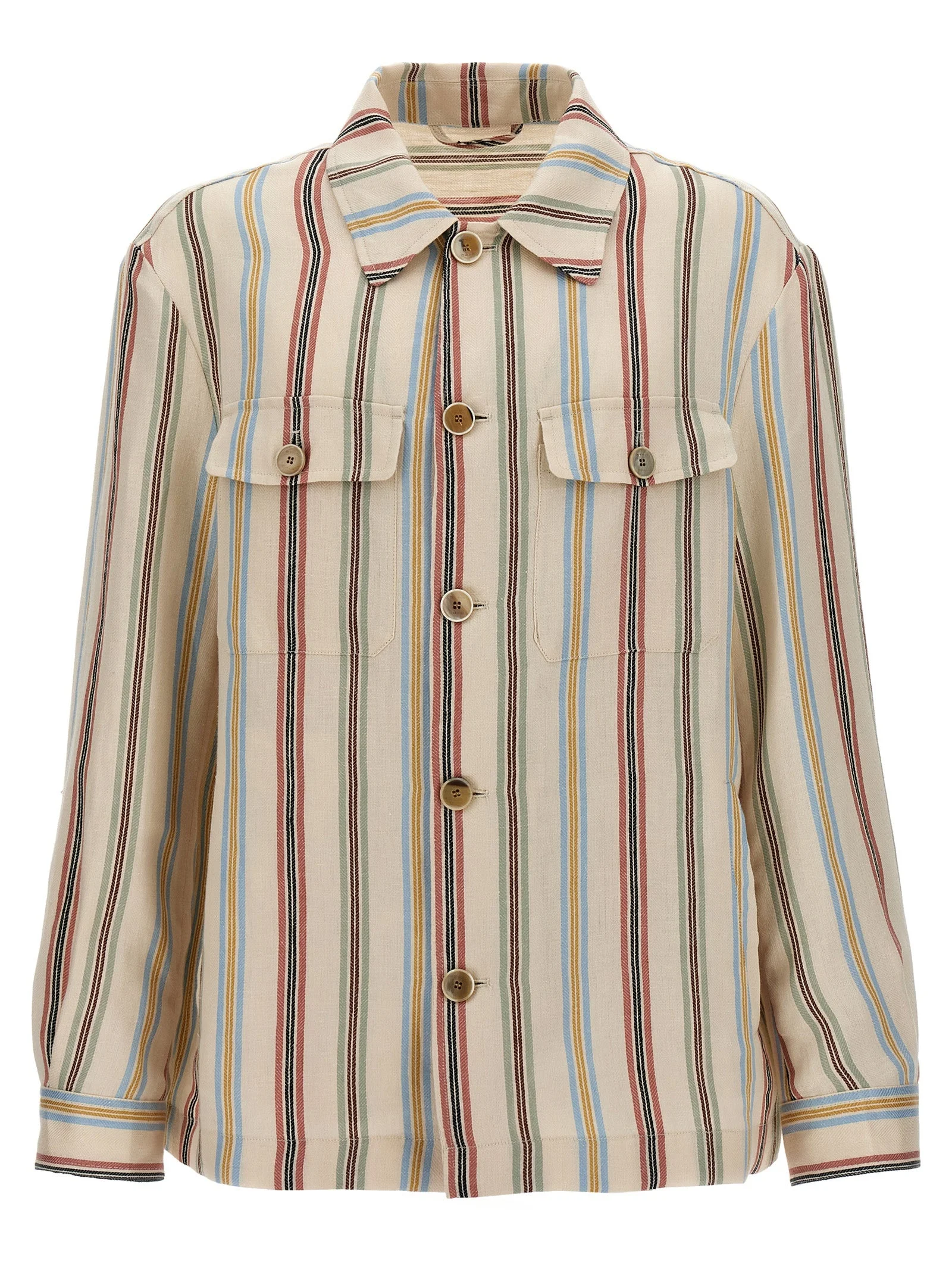 Etro Men Striped Overshirt - 1