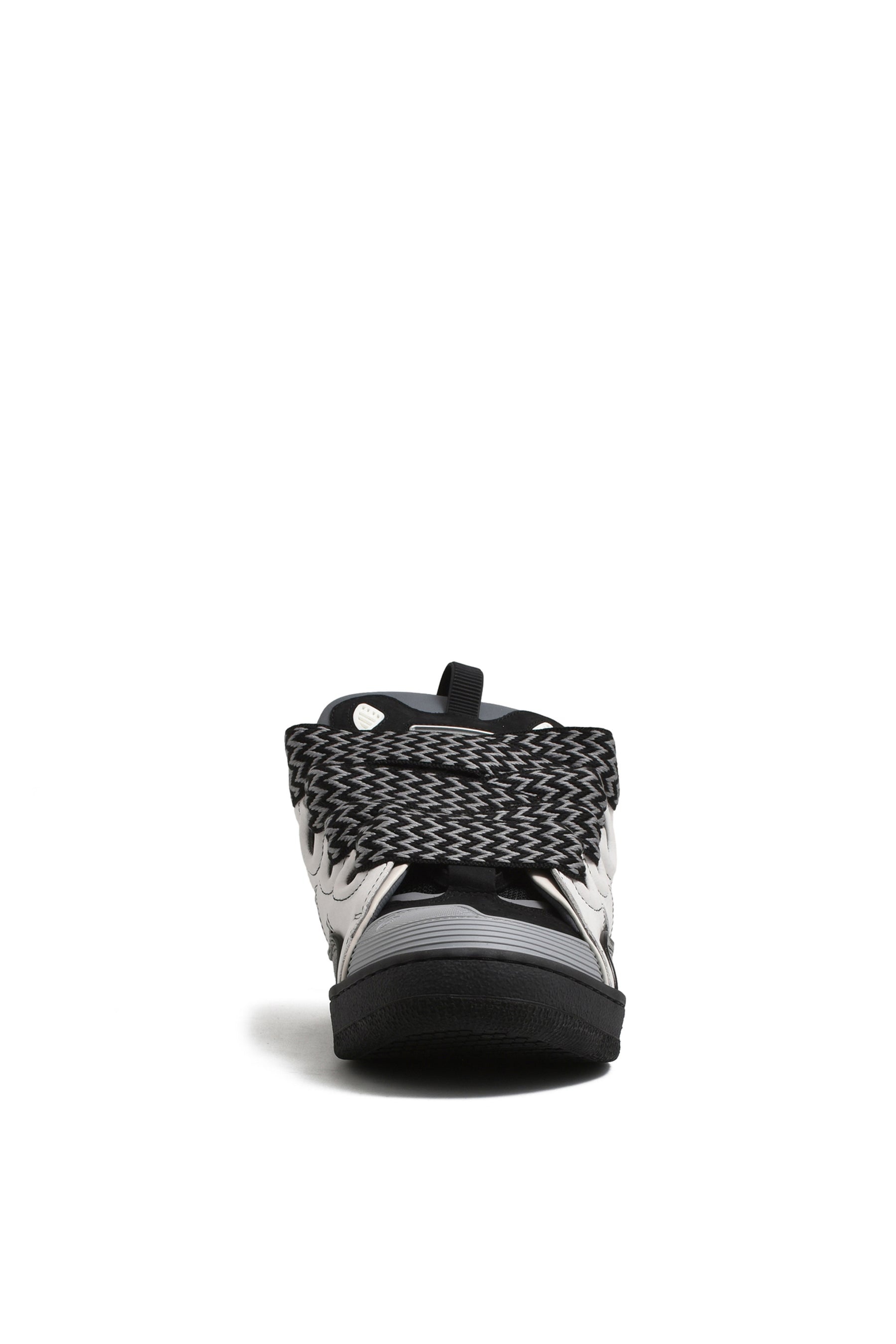 CURB SNEAKERS / BLK WHT - 3