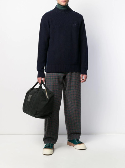 Comme des Garçons SHIRT houndstooth straight trousers outlook