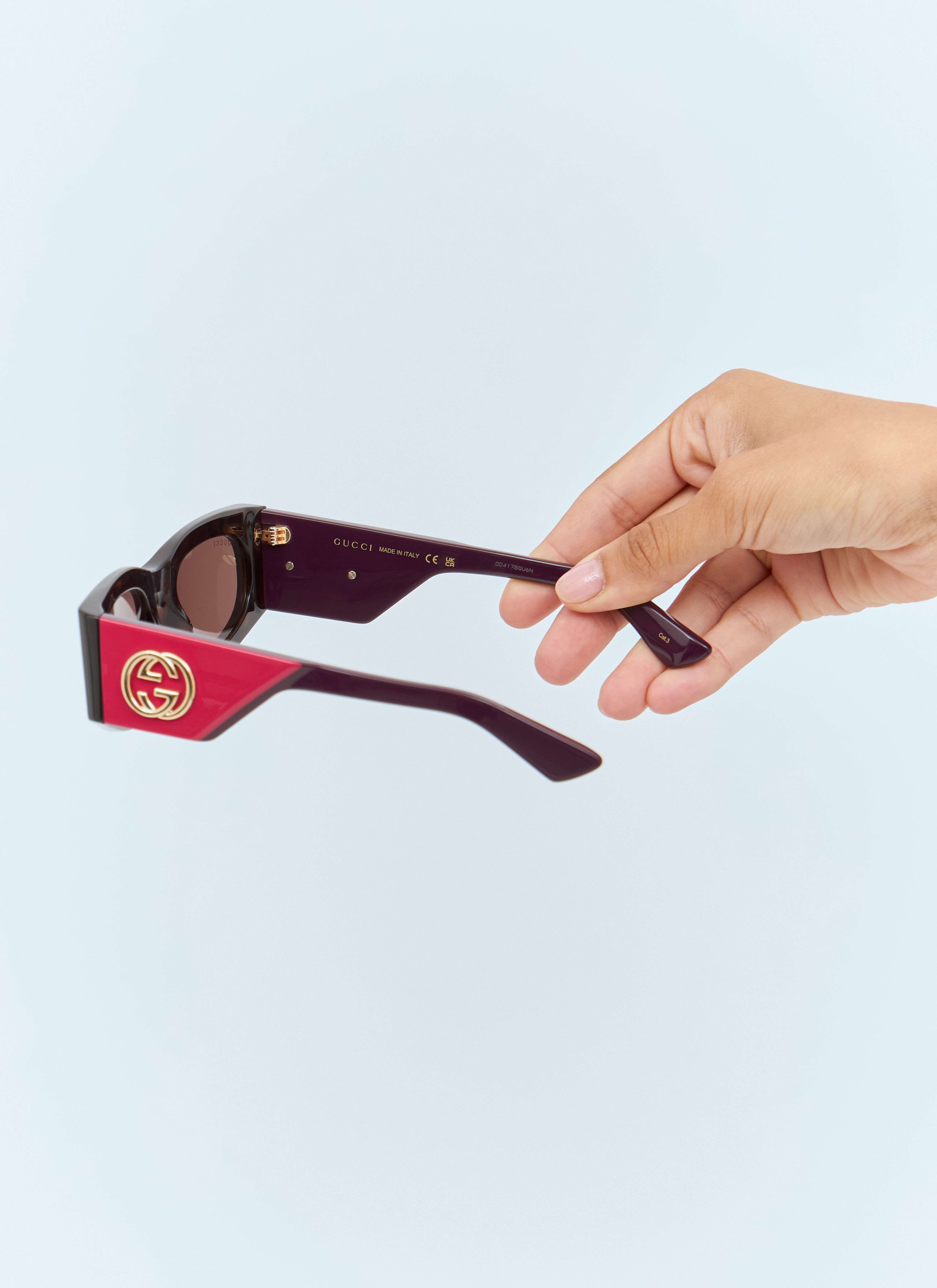 Rectangular Frame Sunglasses - 5