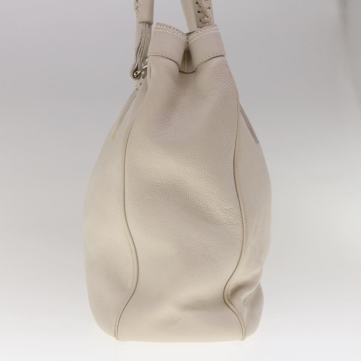 DIOR Tote Bag Leather White - 4