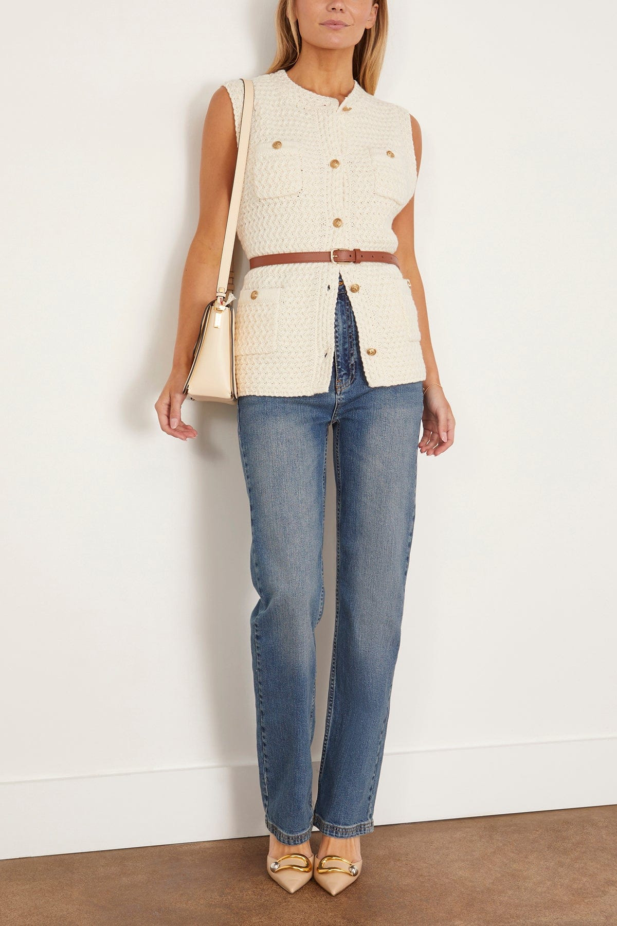Elisabeth Vest in Ecru - 2