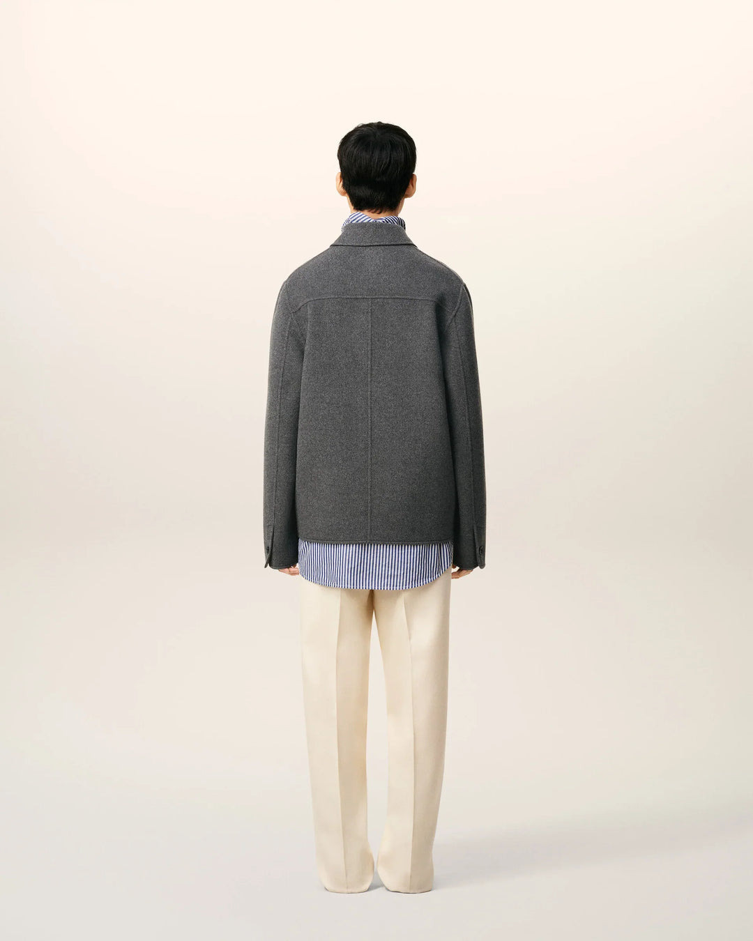 Boxy Buttoned Jacket - 3
