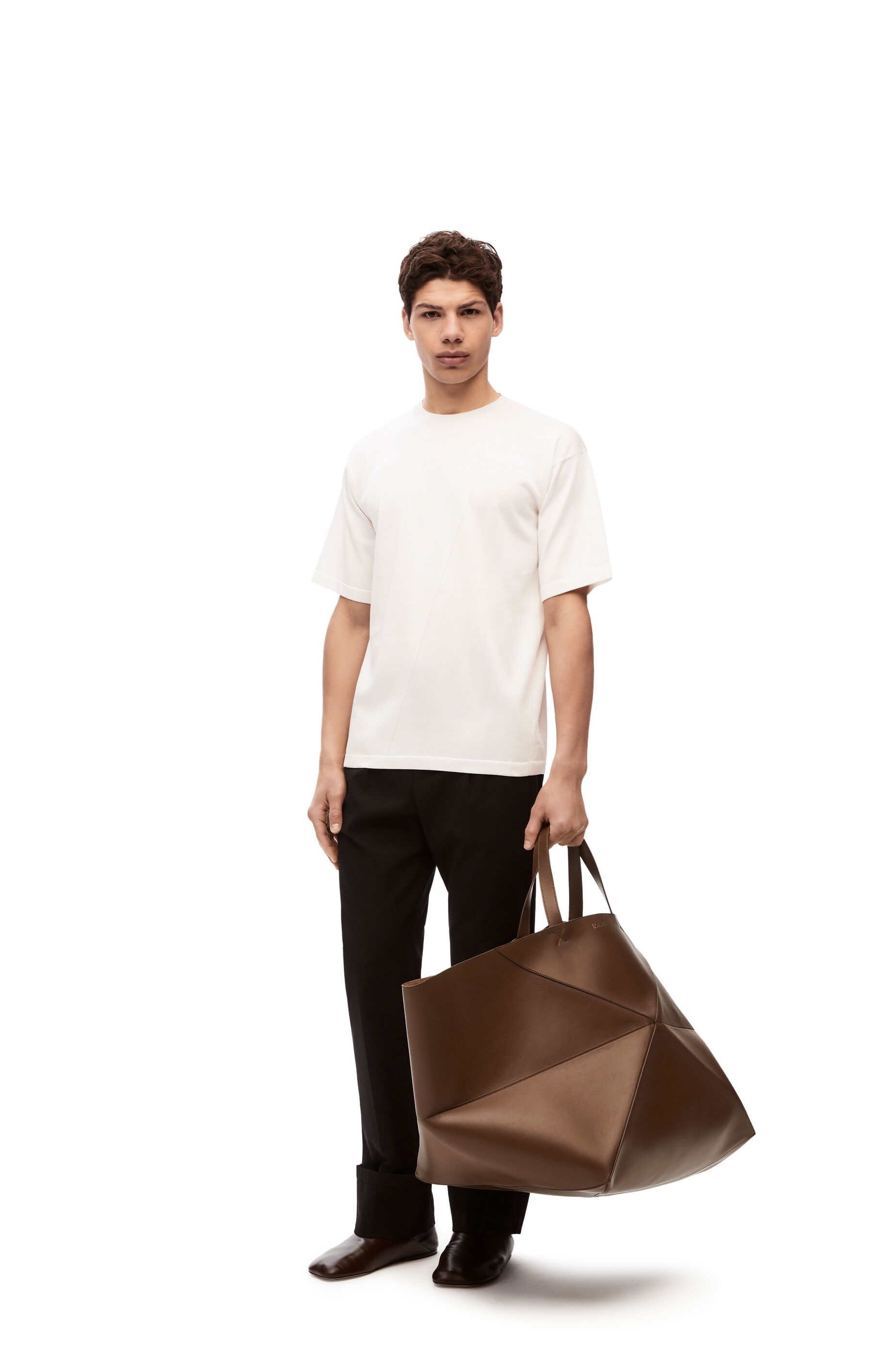 Pleated T-shirt in silk - 2