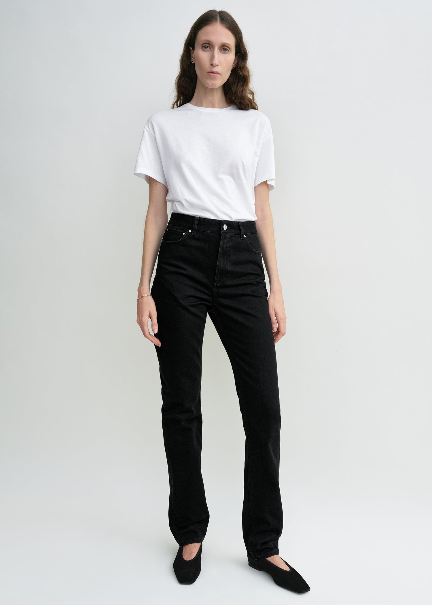 High slim denim black - 3
