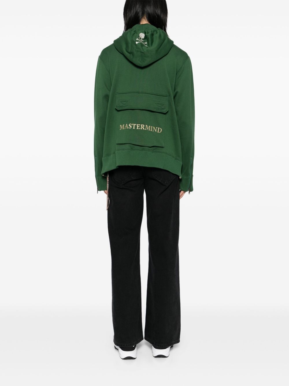 multiple cargo pockets hoodie - 4