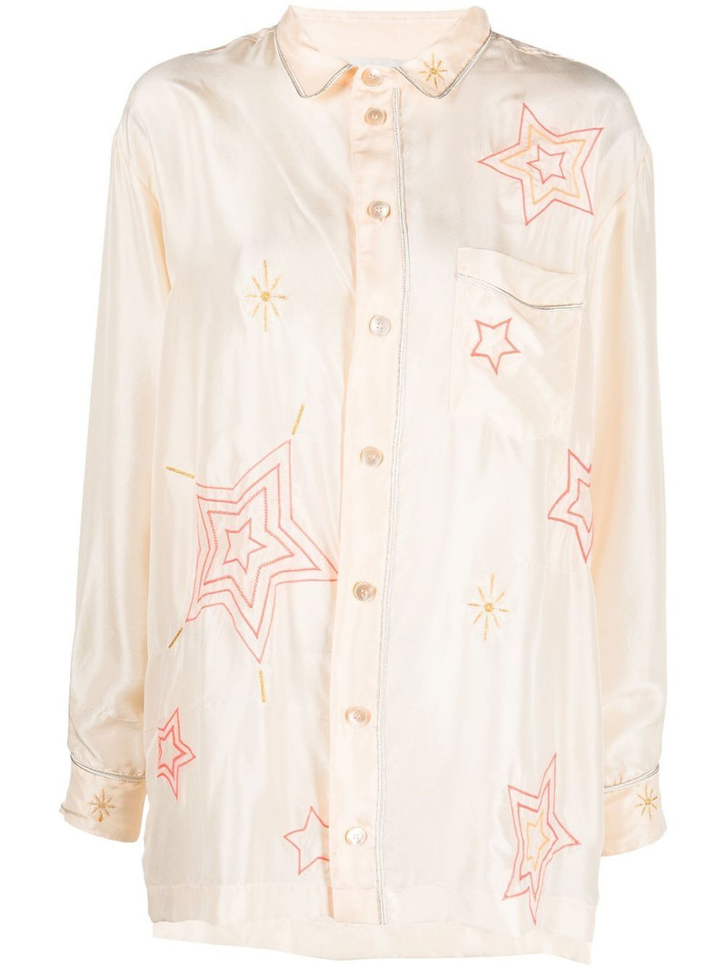 star-print long-sleeve shirt 1