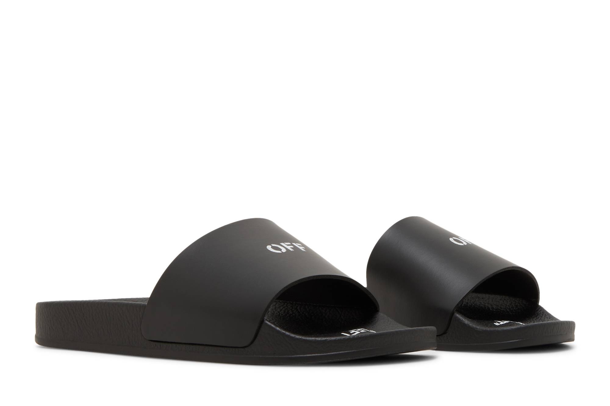 Off-White Wmns Off Stamp Pool Slider 'Black' 2022 - 8