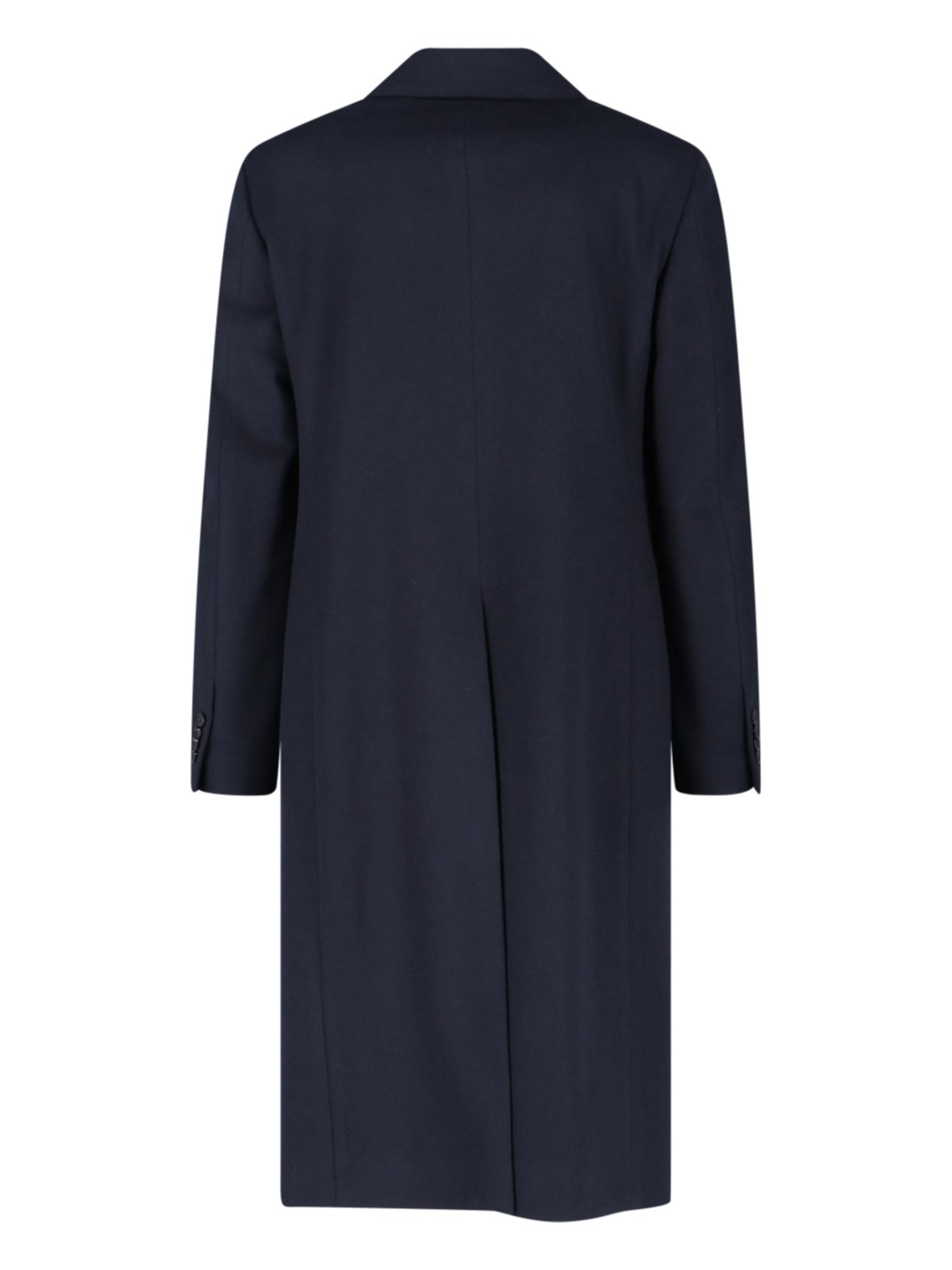 DOUBLE-BREASTED VIRGIN WOOL COAT - 2