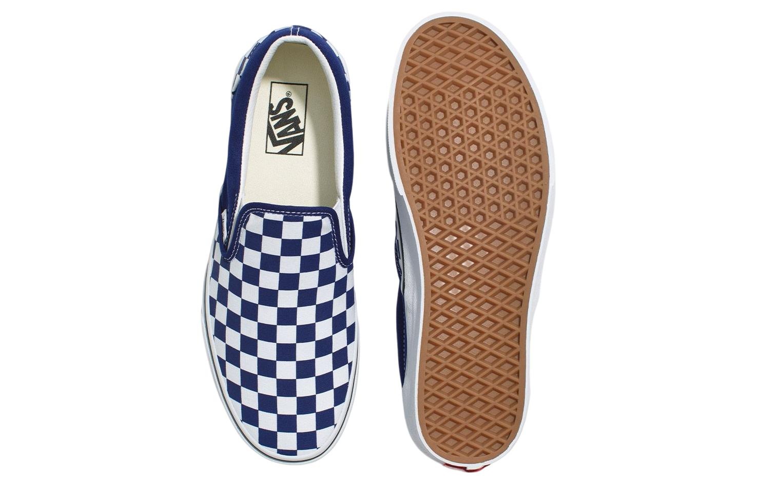 Vans Classic Slip-On 'Checkerboard - Beacon Blue' VN000BVZBYM - 4