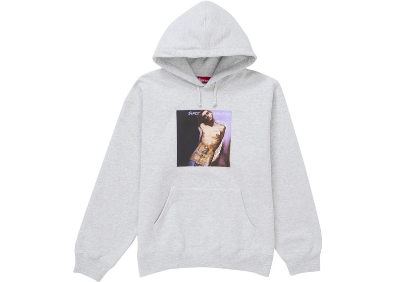 Jane’s Addiction Hooded Sweatshirt Ash Grey - 1