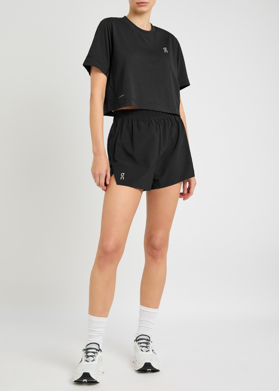 ON Train-t Logo Cropped Jersey T-shirt - 4