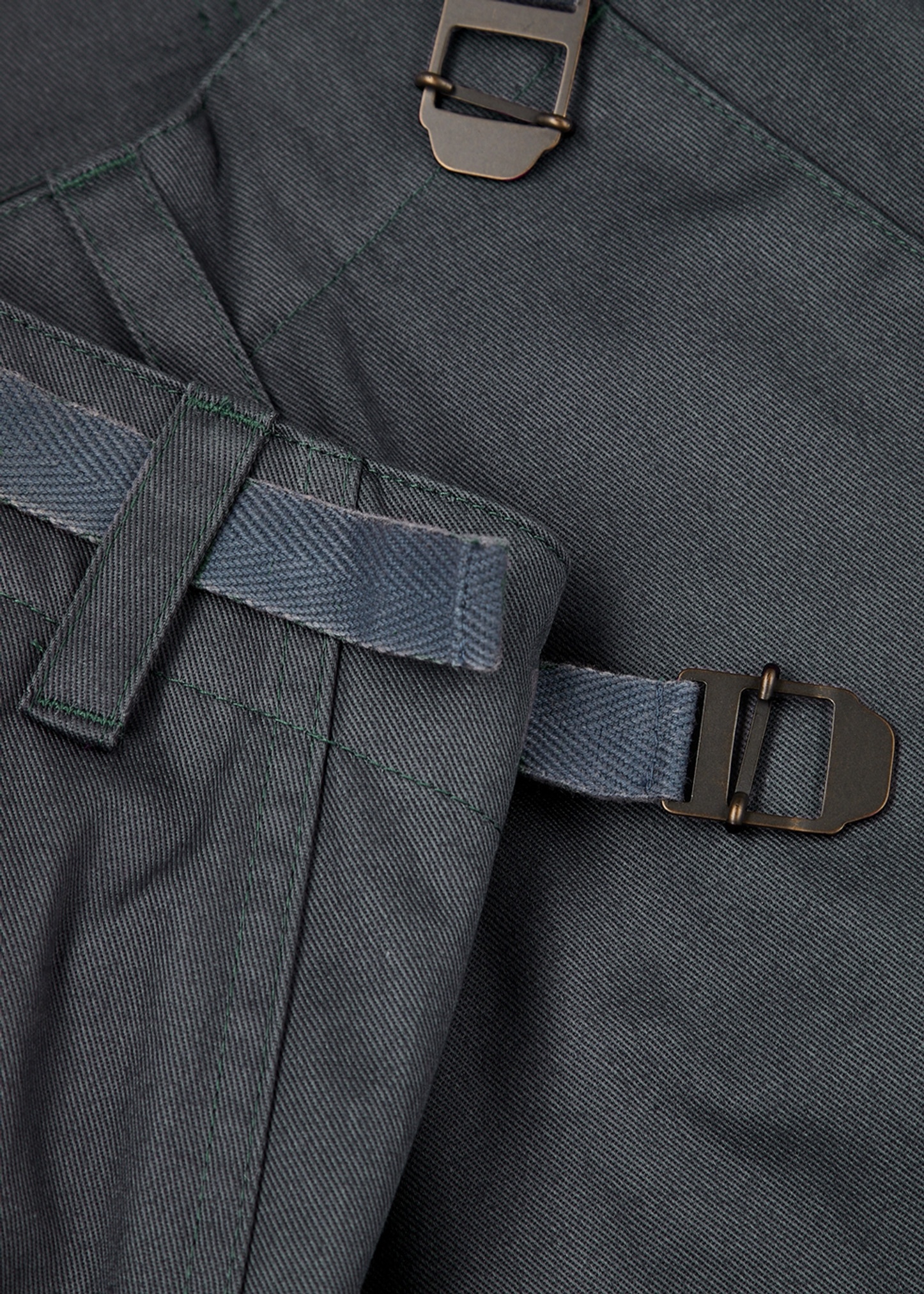Cotton wide-leg cargo trousers - 5