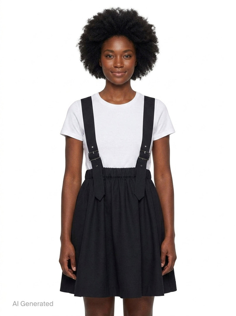 Crossback Bow Pinafore 4