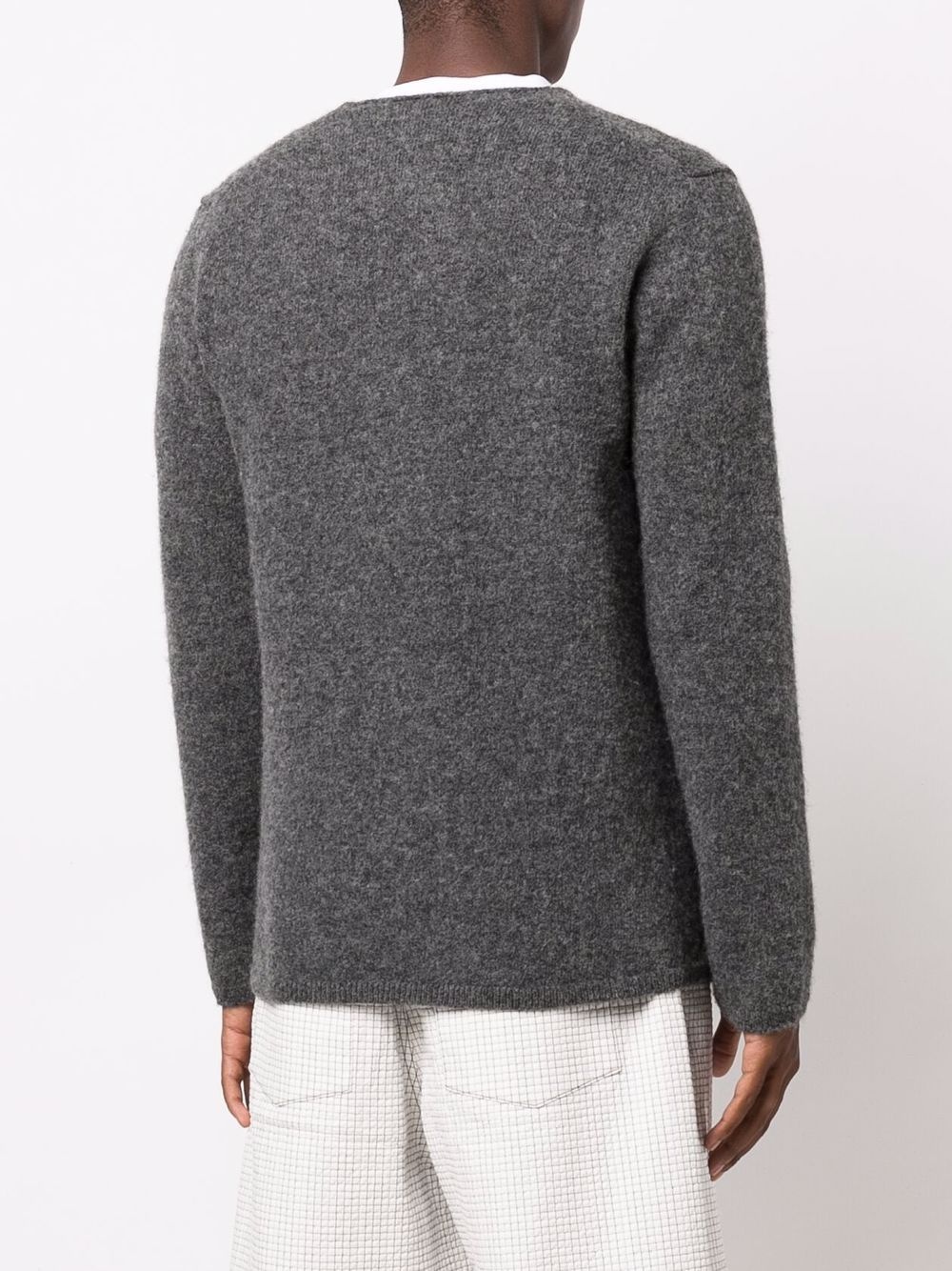 crew-neck wool jumper - 4