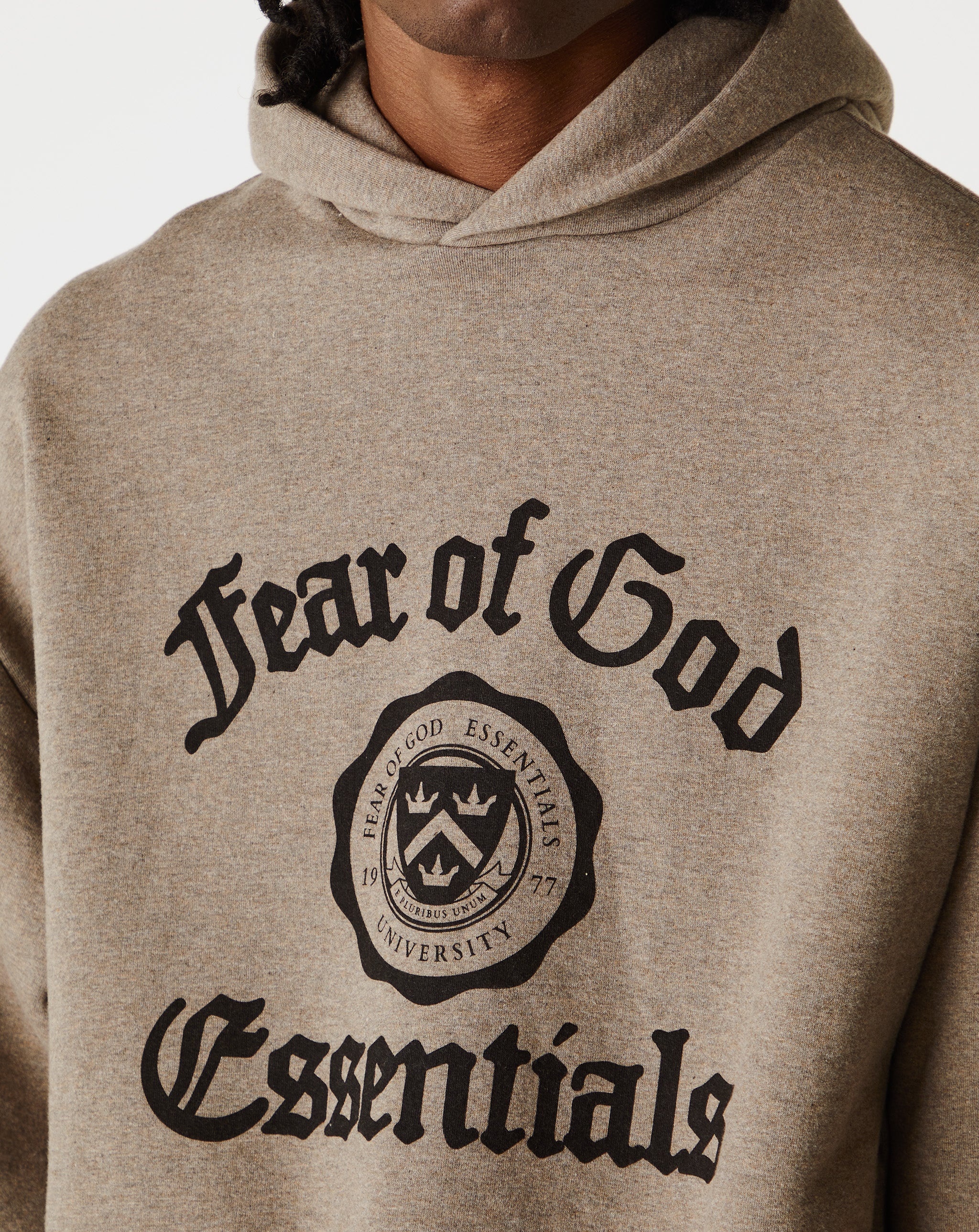 【F.O.G ESSENTIALS】HEAVY FLEECE VINTAGE SHRUNKEN Fear of God ESSENTIALS Heavy Fleece Vintage Shrunken Hoodie