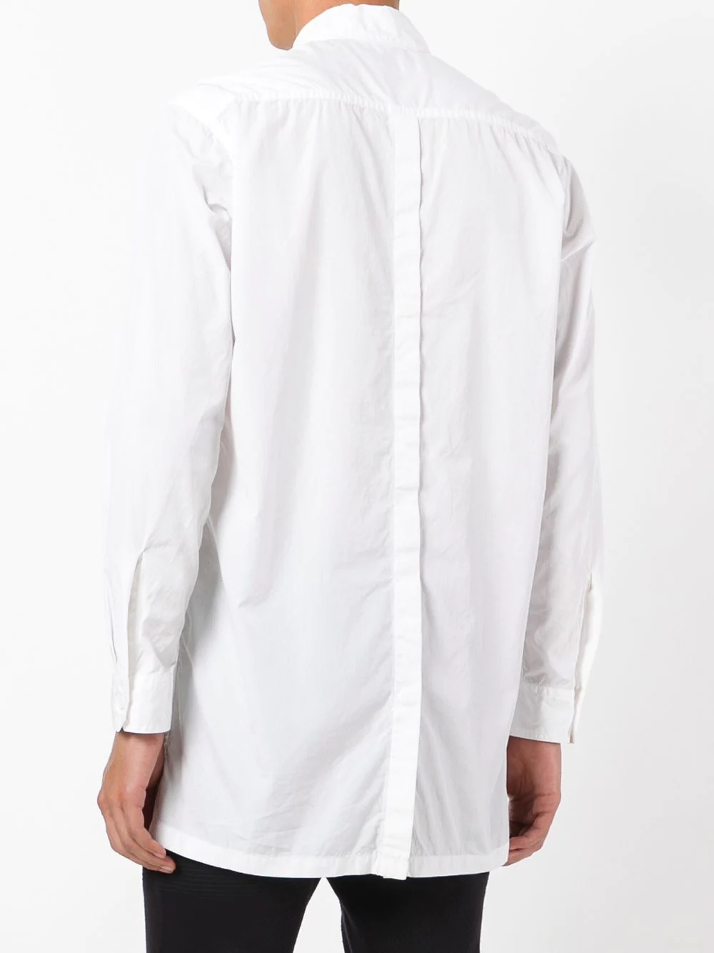 long-sleeved cotton shirt - 4