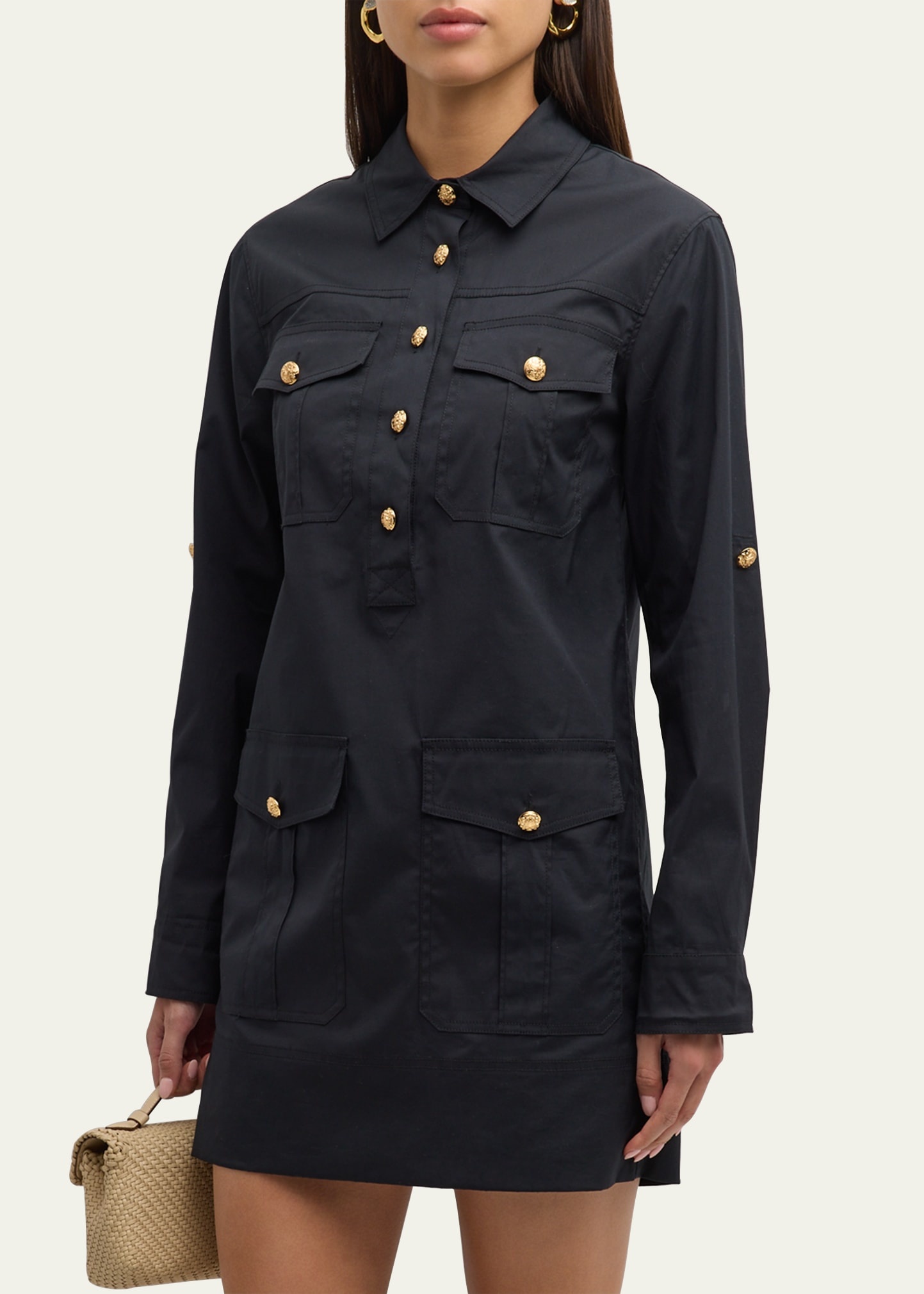 Saude Long-Sleeve Utility Dress - 4