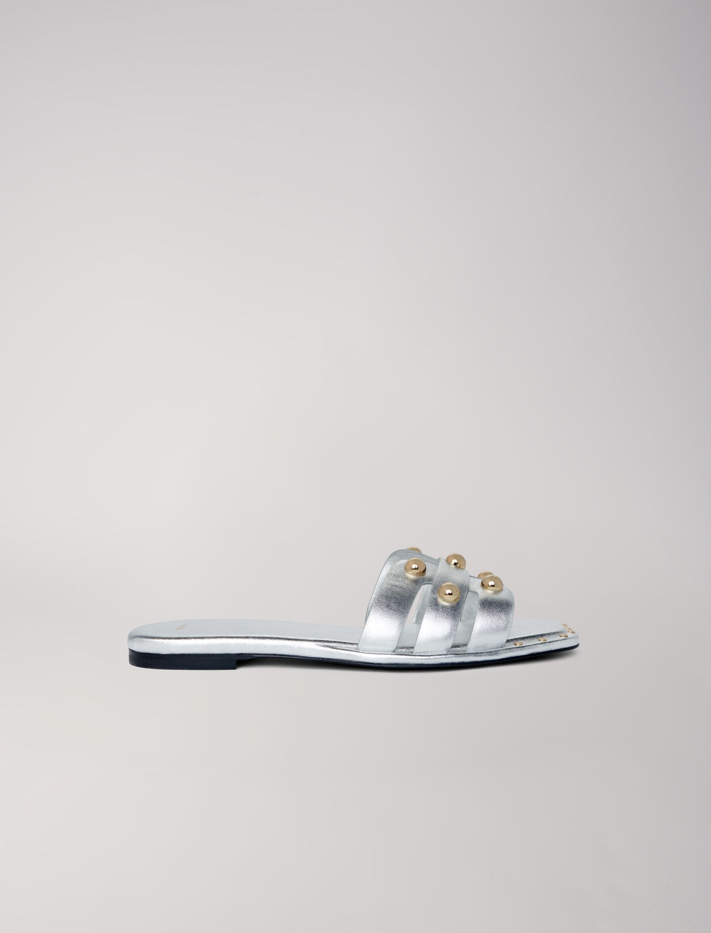 Studded leather mules - 7
