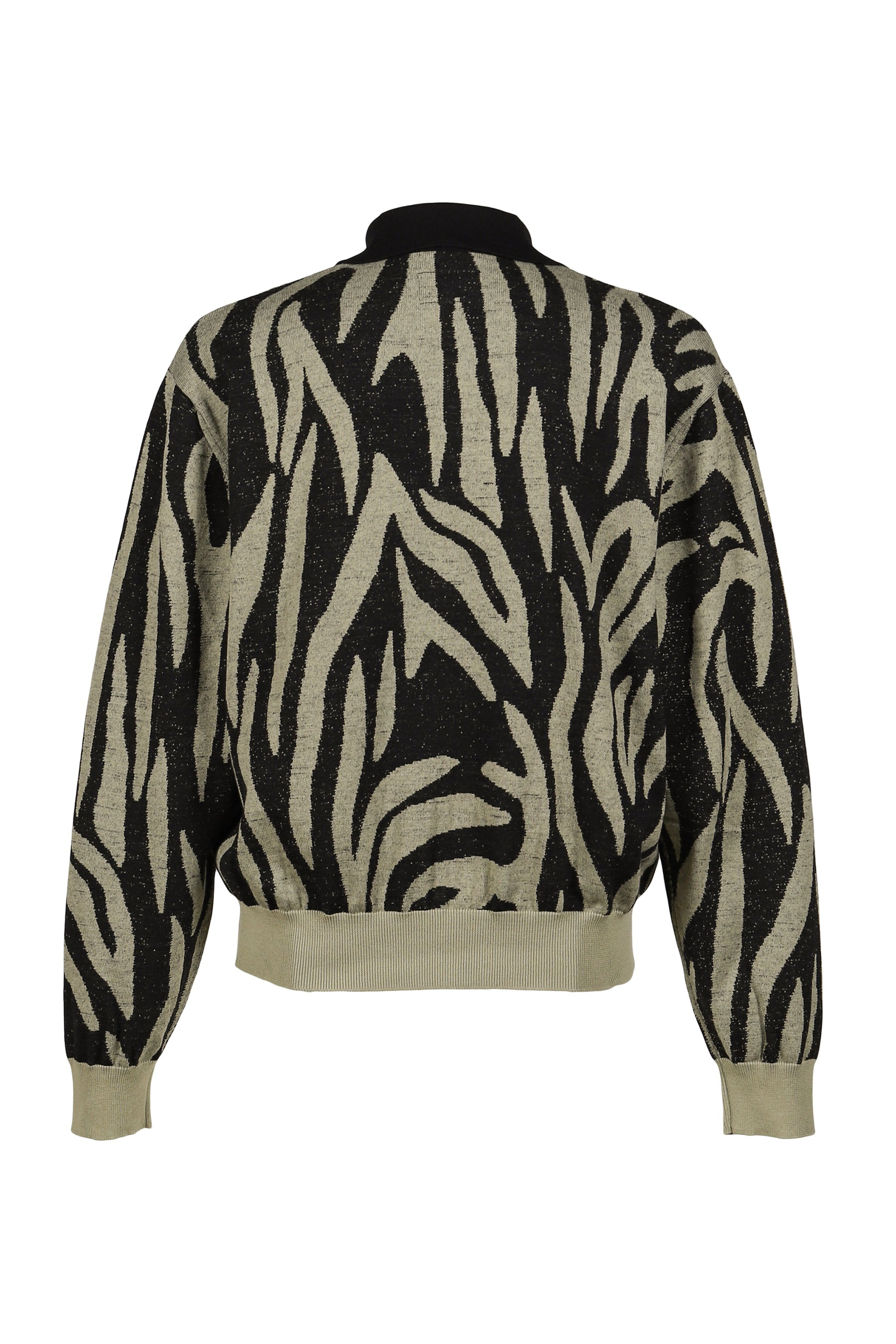 SAFARI LS KNIT POLO / GRY GRN - 2
