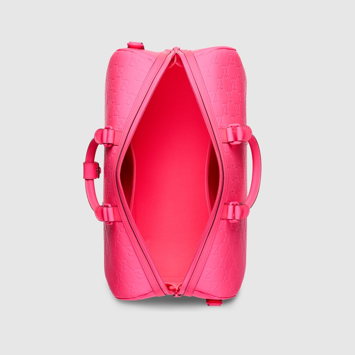 GG rubber-effect medium duffle bag - 7