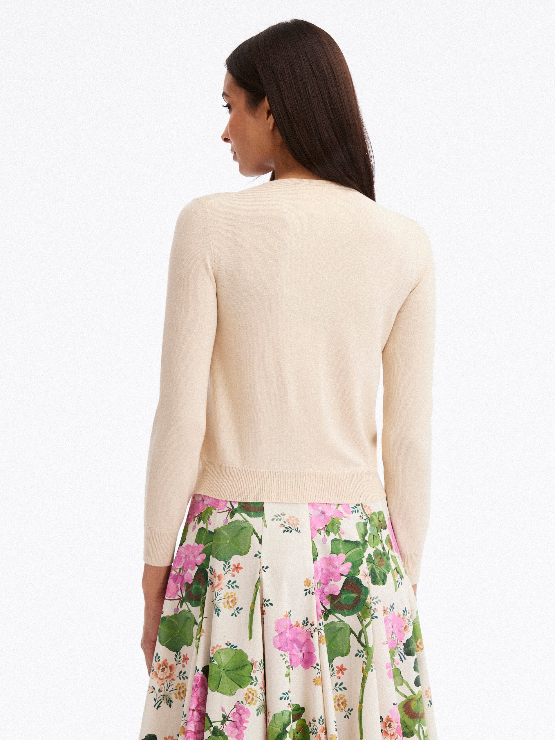 GERANIUM THREADWORK CARDIGAN - 3