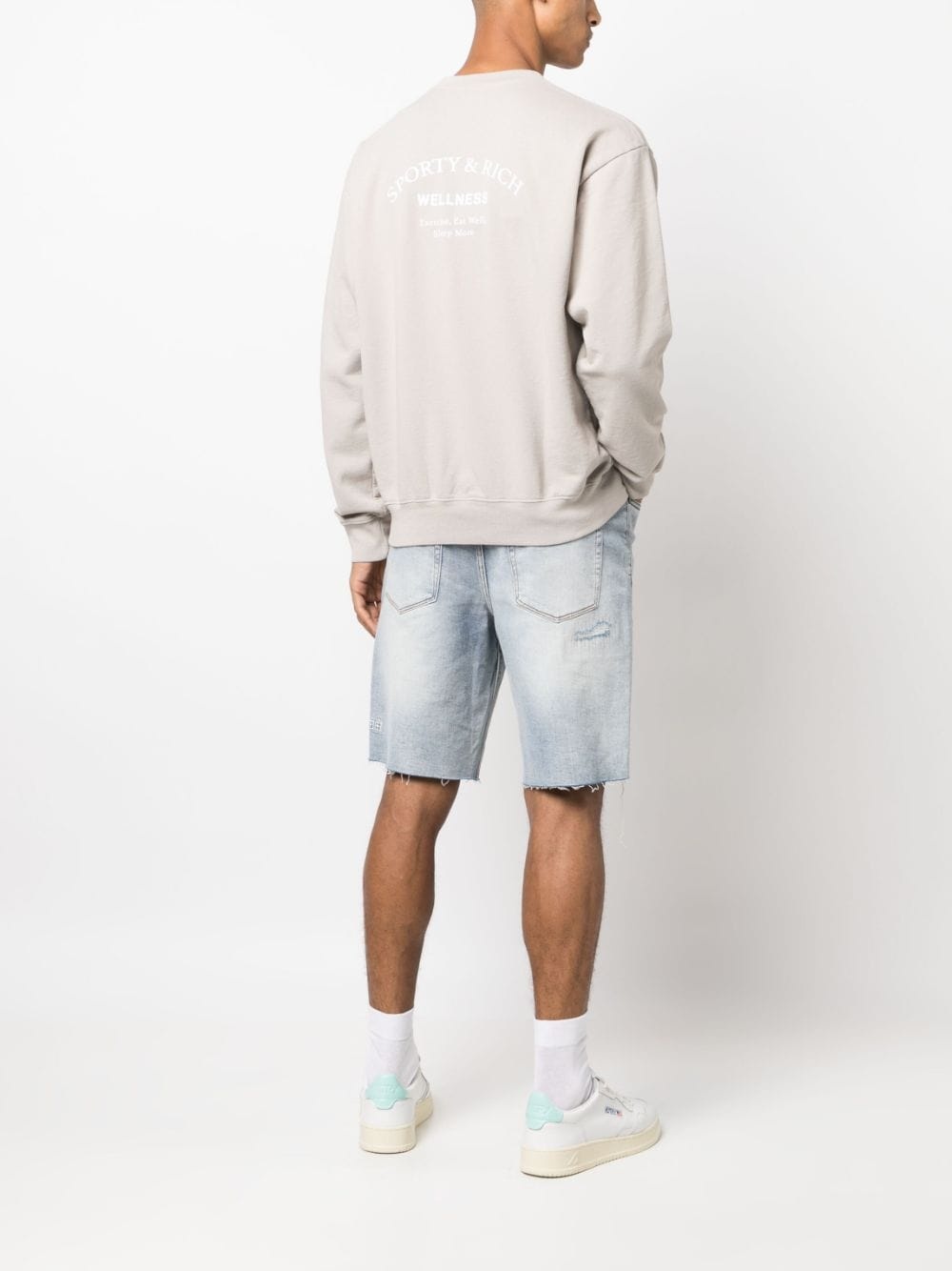 logo-print crew-neck sweatshirt - 2
