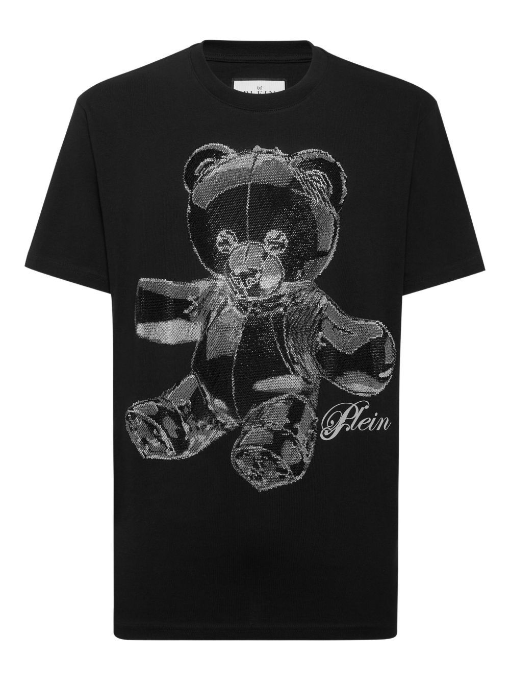 teddy bear-motif T-shirt - 1