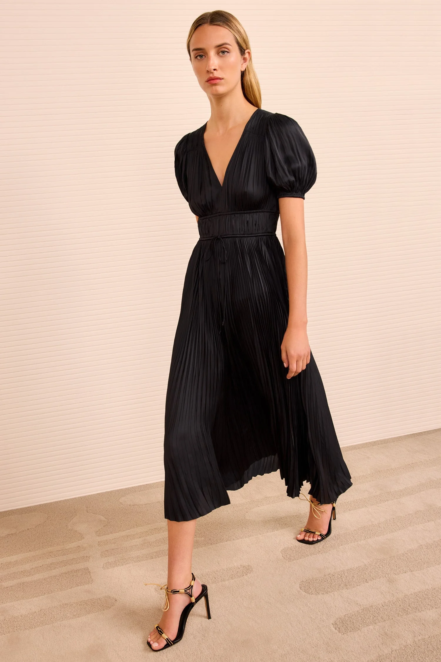 Audra Puff Sleeve Dress - 1