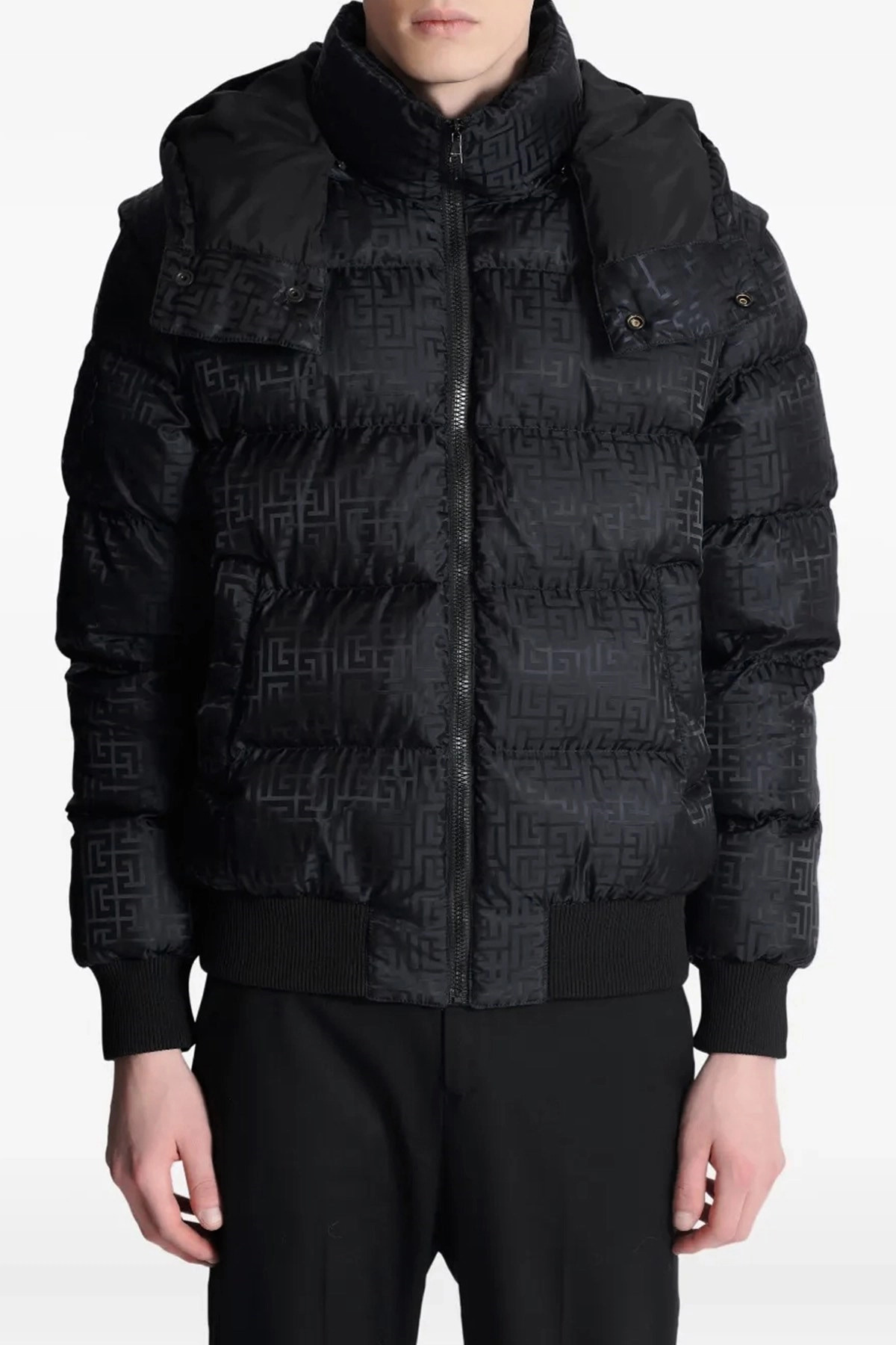 'Monogram PB Labirinto' down jacket - 2