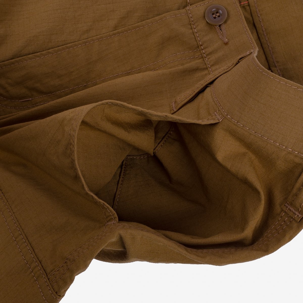 IH-736-BRN Ripstop Cargo Shorts - Brown - 7