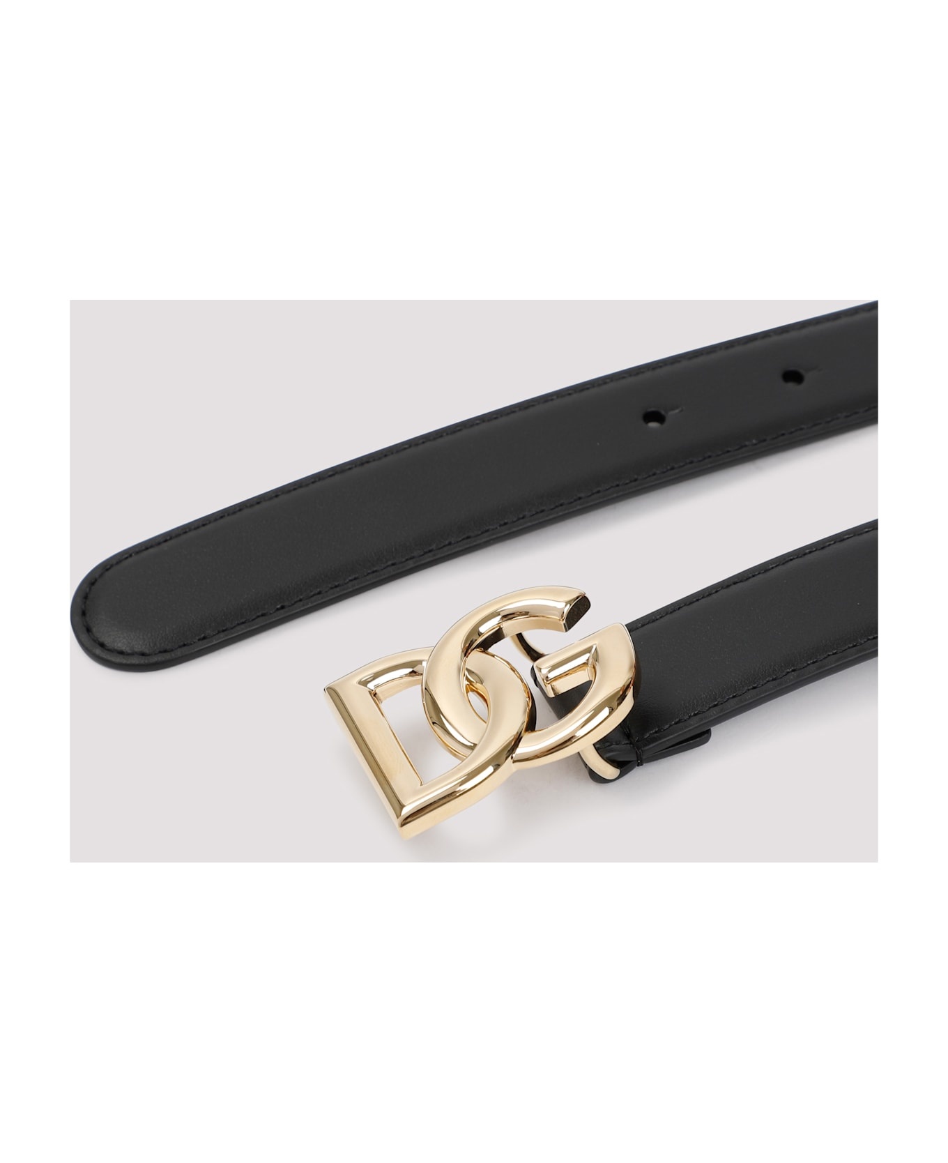 Logo Leather Belt - 4
