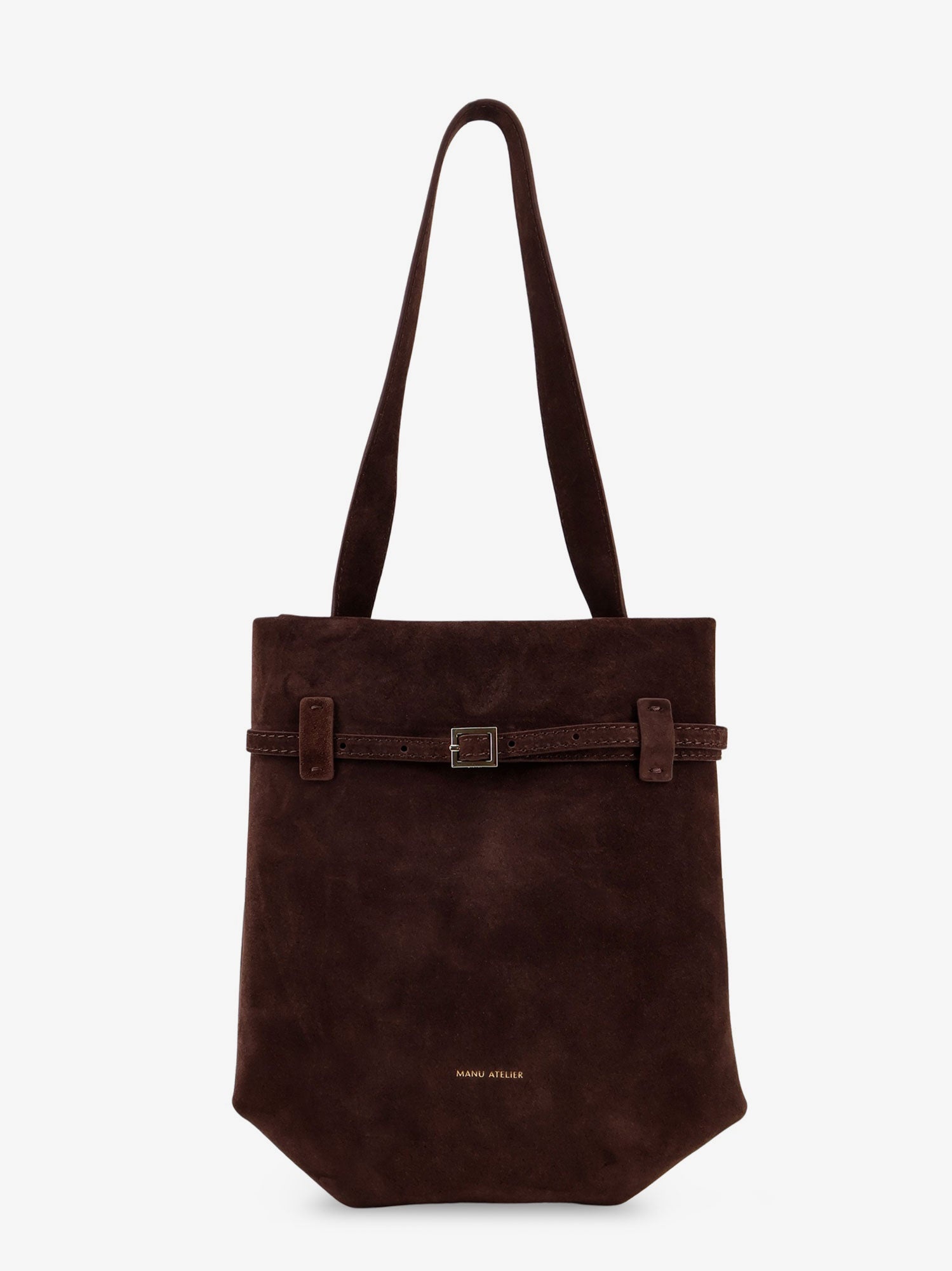 MANU ATELIER - Manu Atelier Mini Tote Du Jour Suede Shoulder Bag - 1