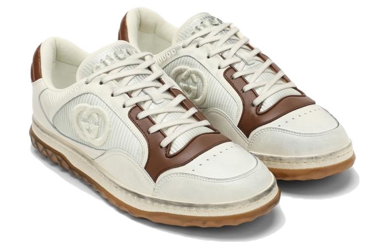 Gucci MAC80 Sneaker 'Off White Brown' 741656-AAB79-9155 - 3