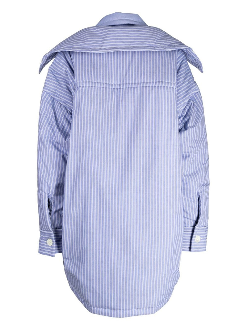 Maison MIHARAYASUHIRO layered padded shirt jacket outlook
