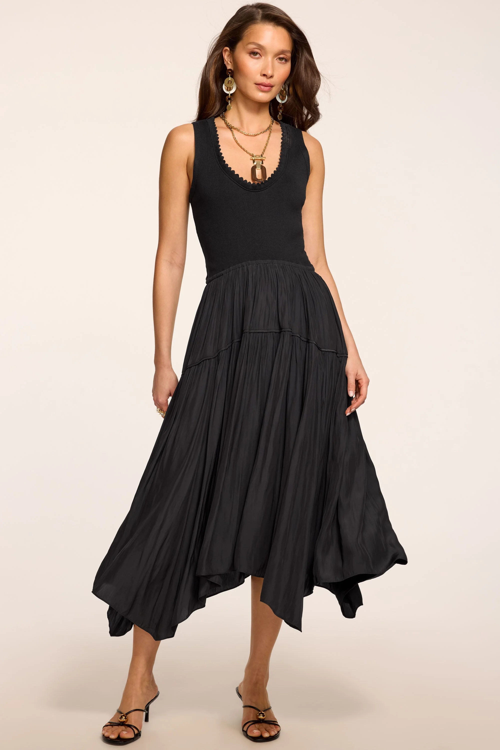 Hadley Knit Combo Midi Dress - 1