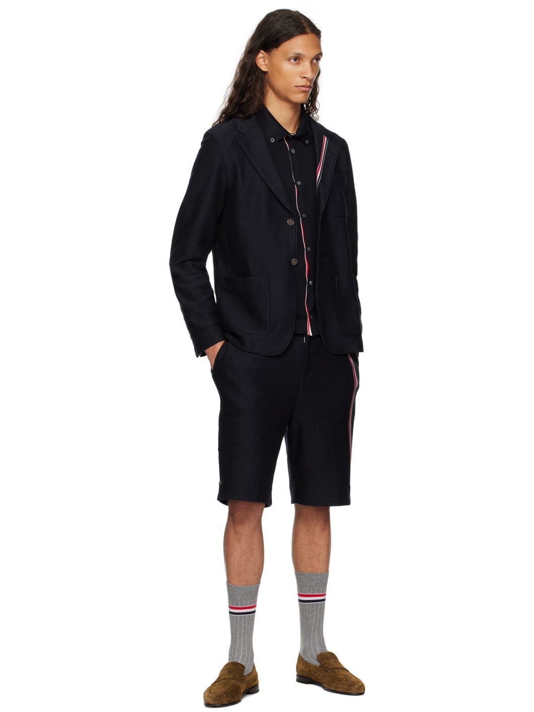 Navy Armband Cardigan - 4