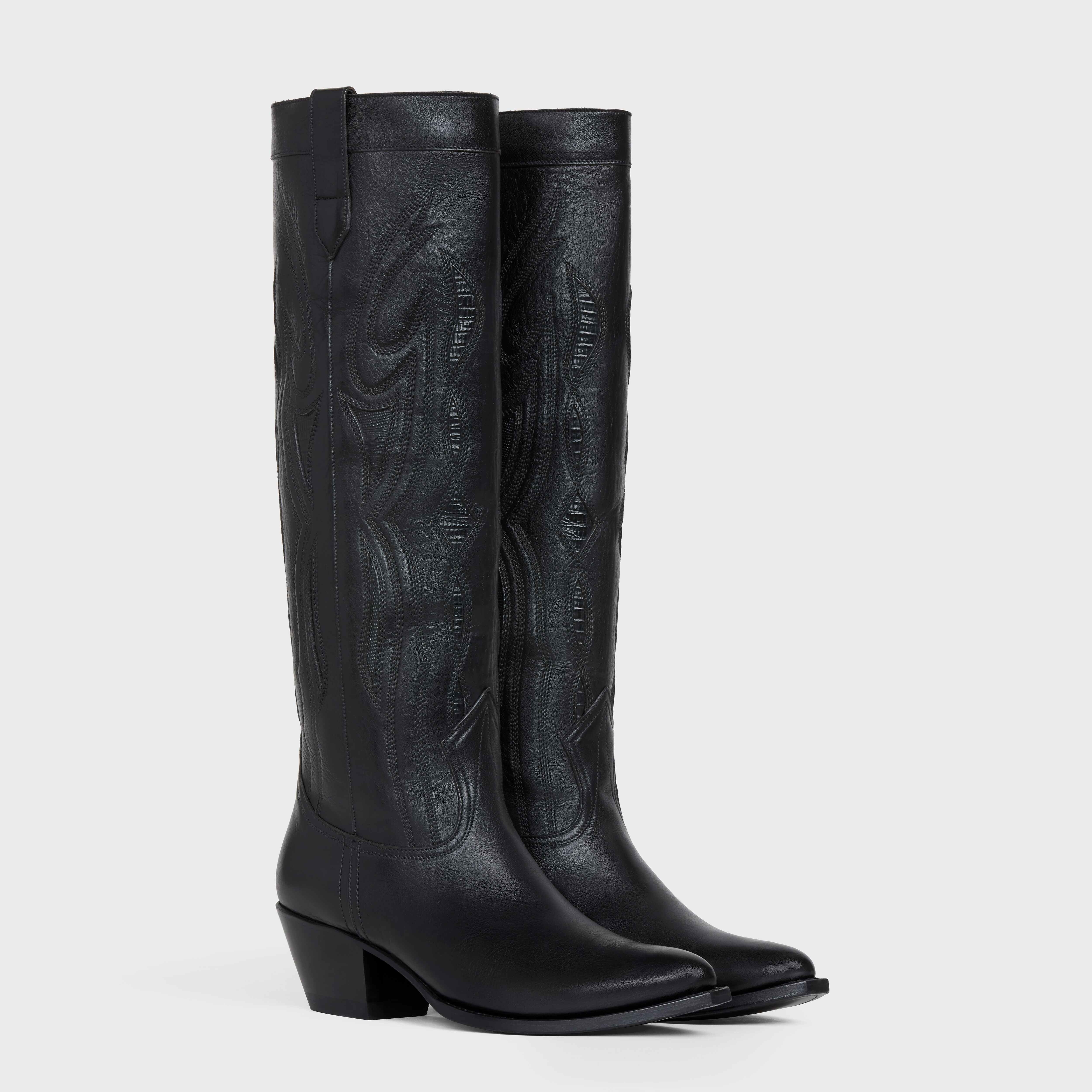 WESTERN BOOTS HIGH BOOT in Calfskin - 2