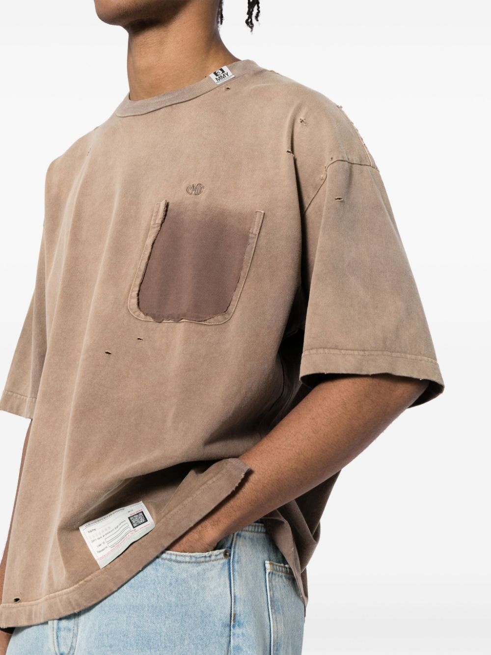 sun faded T-shirt - 5