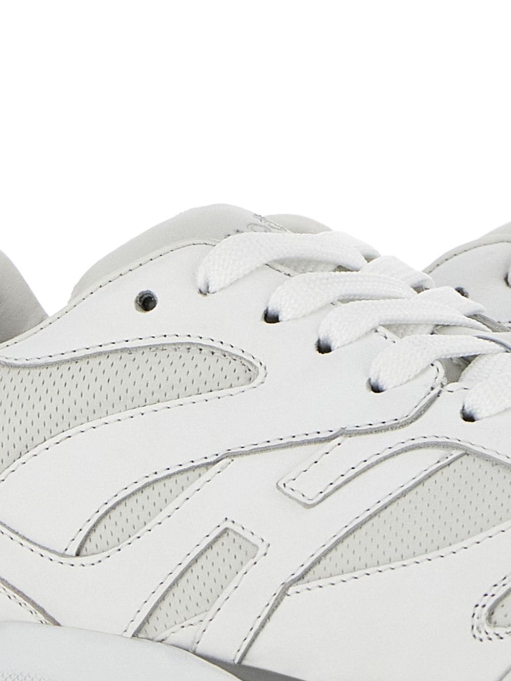 Allac panelled leather sneakers - 6