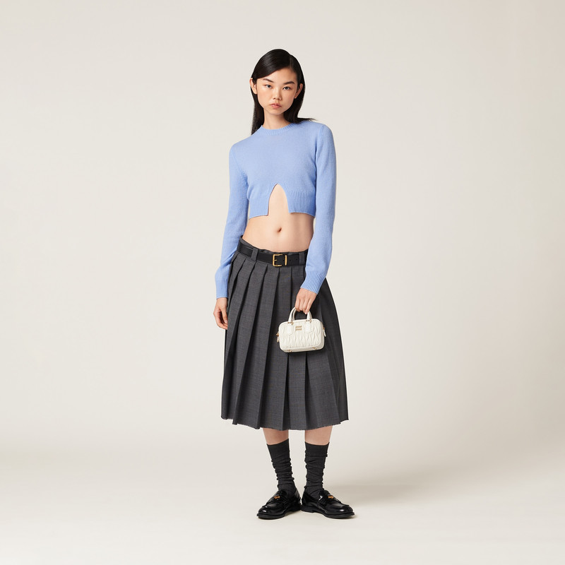 Miu Miu Cashmere crew-neck sweater outlook