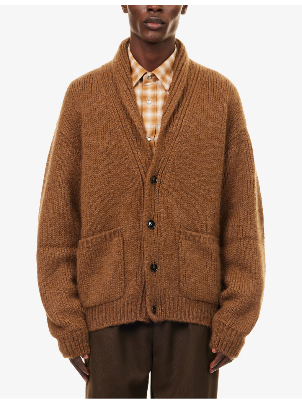Shawl-Collar Regular-Fit Cashmere Cardigan - 3