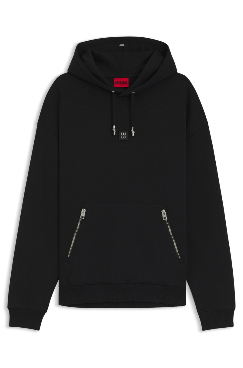 HOODIE WITH STACKED LOGO 1