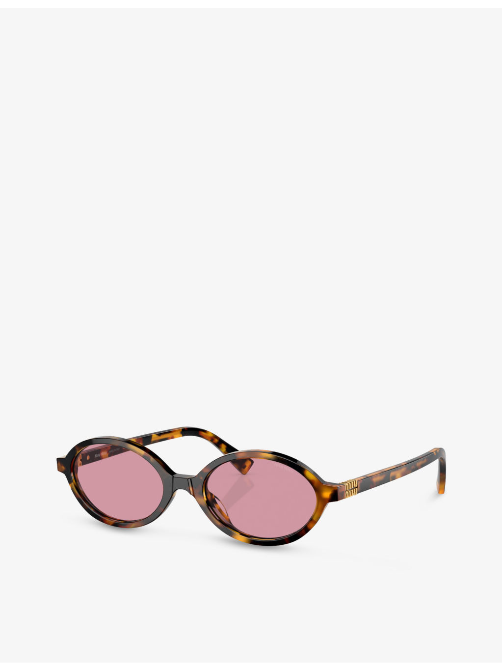 MU 04ZS oval-frame acetate sunglasses - 2