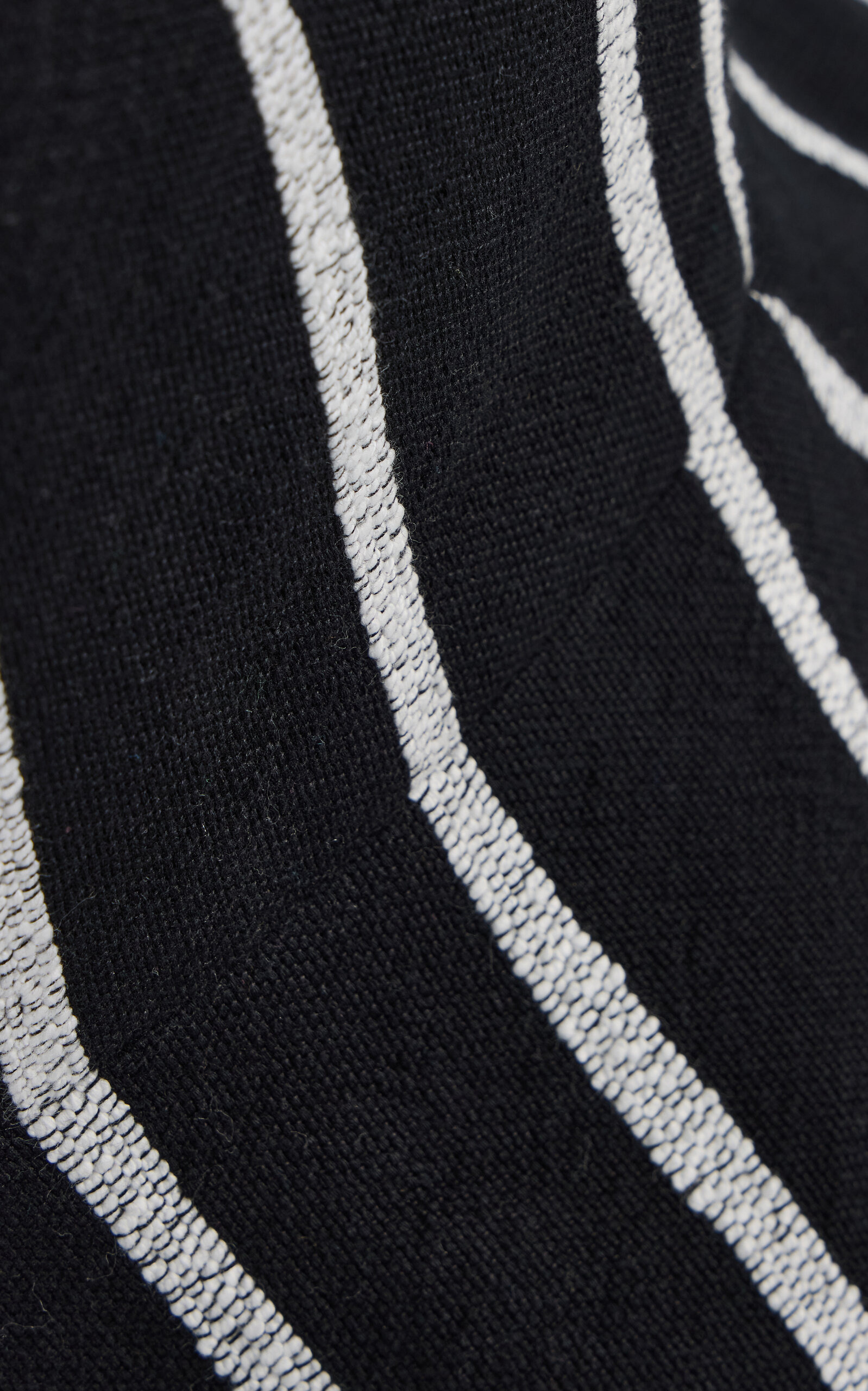 The Striped Cotton Corset Top black/white - 5