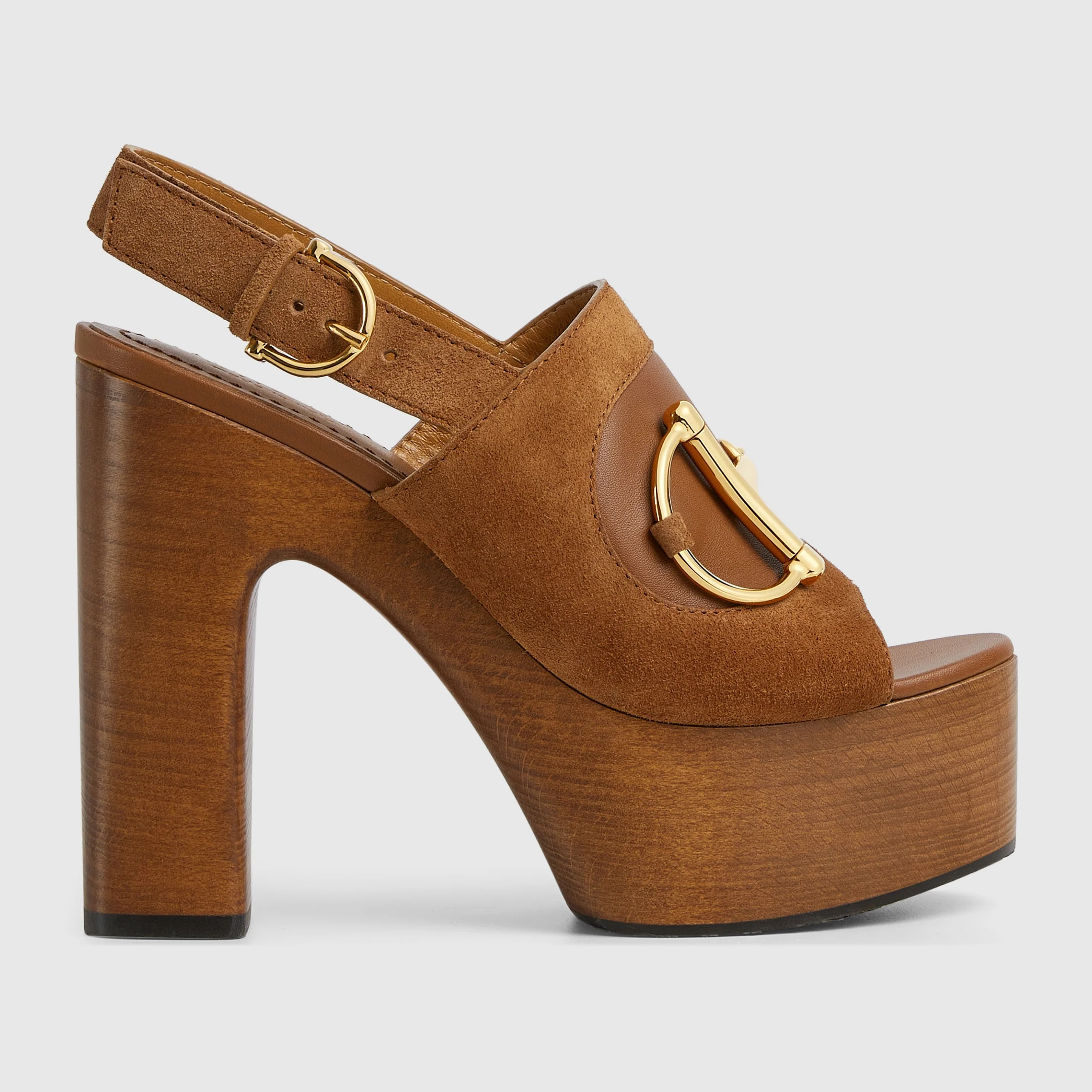 Women's platform sandal with Horsebit - 1