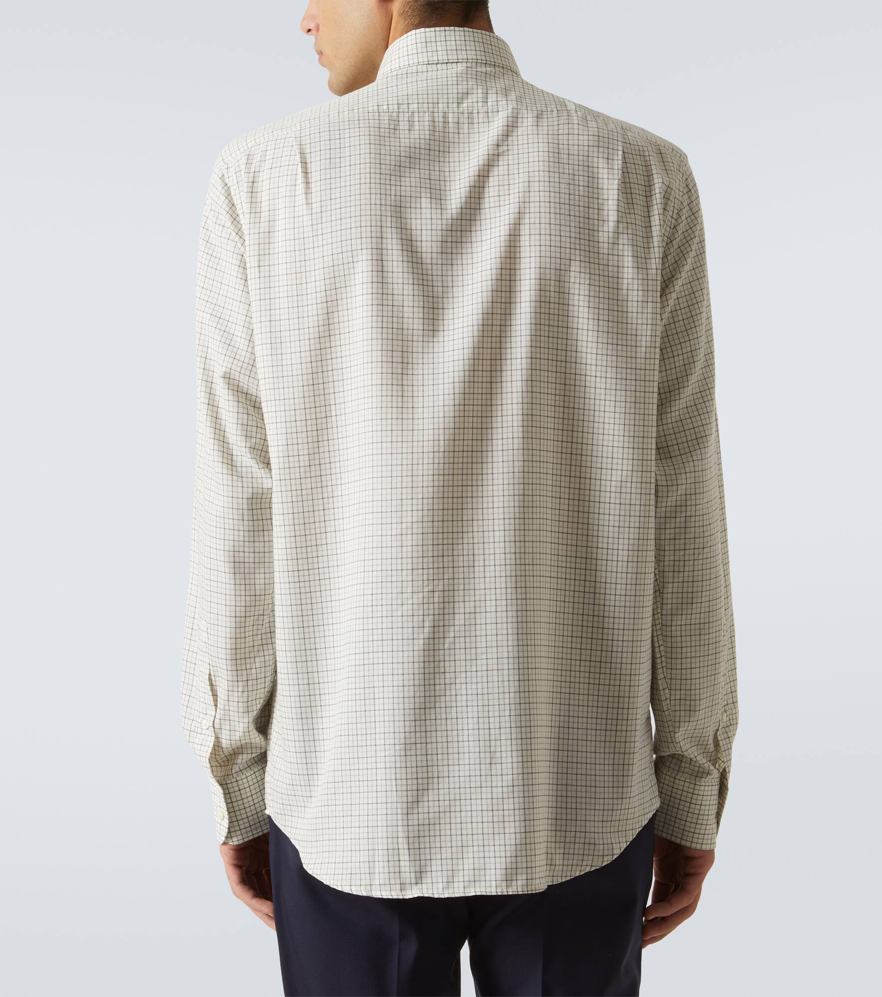 Checked cotton shirt - 4