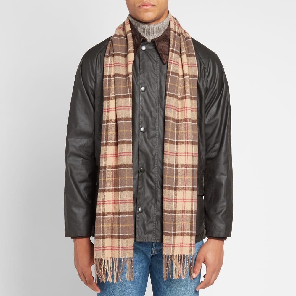 Barbour Tartan Lambswool Scarf - 4