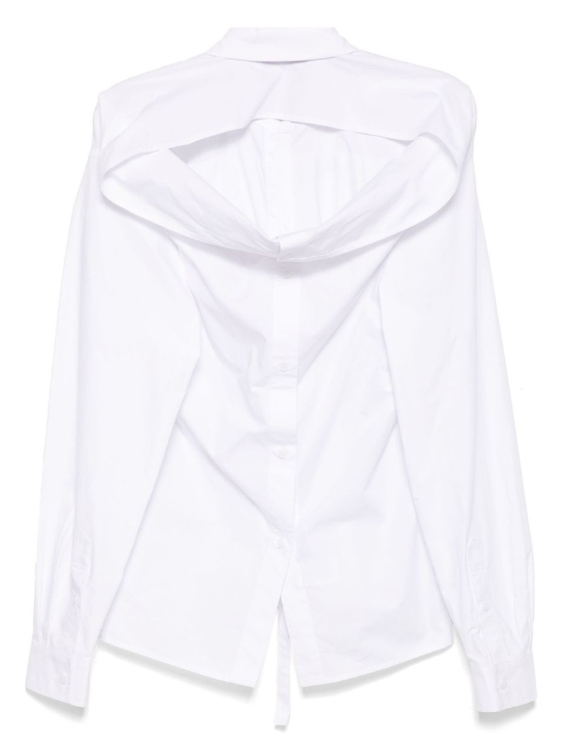 pushBUTTON square shape shirt outlook